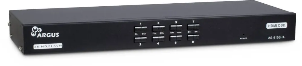 Switch Inter-Tech AS-9108HA Rackmount HDMI, 8xHDMI/USB