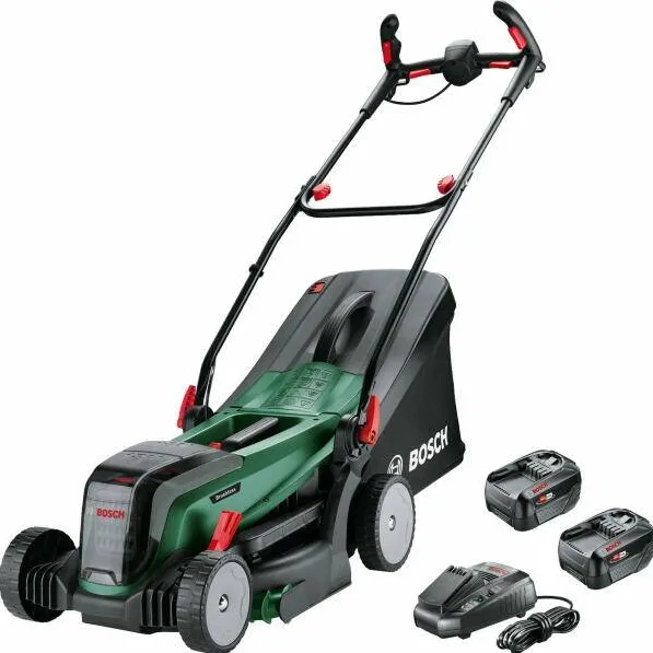 BOSCH Masina de tuns iarba cu acumulator  UniversalRotak 2x18V-37-550 (Inclus 2 Acumulatori si Incarcator)