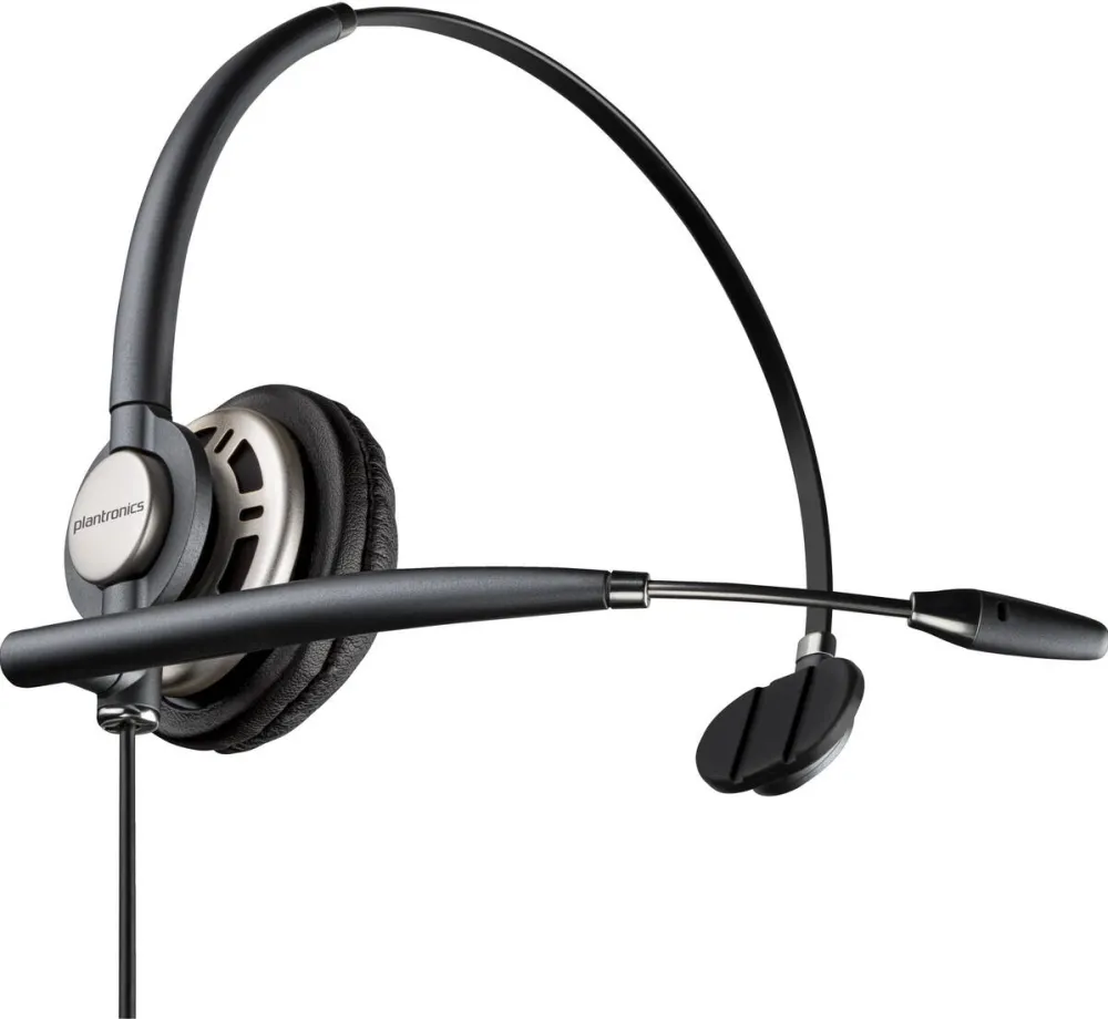 Casti HP Casti Over the Ear Poly EncorePro HW710, cu fir, husa transport, negru, 0.89m
