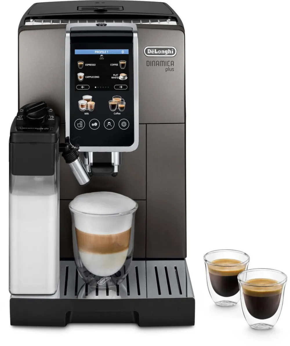 Espressor DELONGHI Dinamica Plus ECAM 380.95.TB, fully automatic (titan/titan)