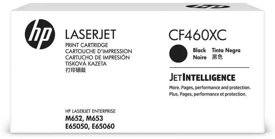 Toner imprimanta HP Toner HP CF460XC, Negru, 27000 pagini, Pentru HP M652dn, M652n, M653dn, M653x