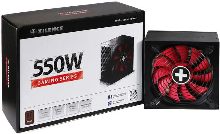 Sursa PC Xilence Sursa Xilence Gaming XN215 XP550R10, 80 PLUS® Bronze, 550W, DC to DC