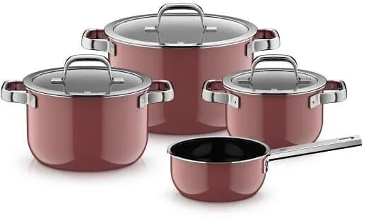 WMF Fusiontec Mineral Pro Rose Quartz Topfset 4-tlg.