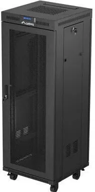 Rack LANBERG Cabinet metalic, 19", 32U, 600x600, negru, usi perforate, set flat pack