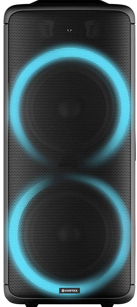 Vortex Boxa portabila VORTEX VO2622FRF, 50W RMS, BLUETOOTH, RADIO FM, NEGRU