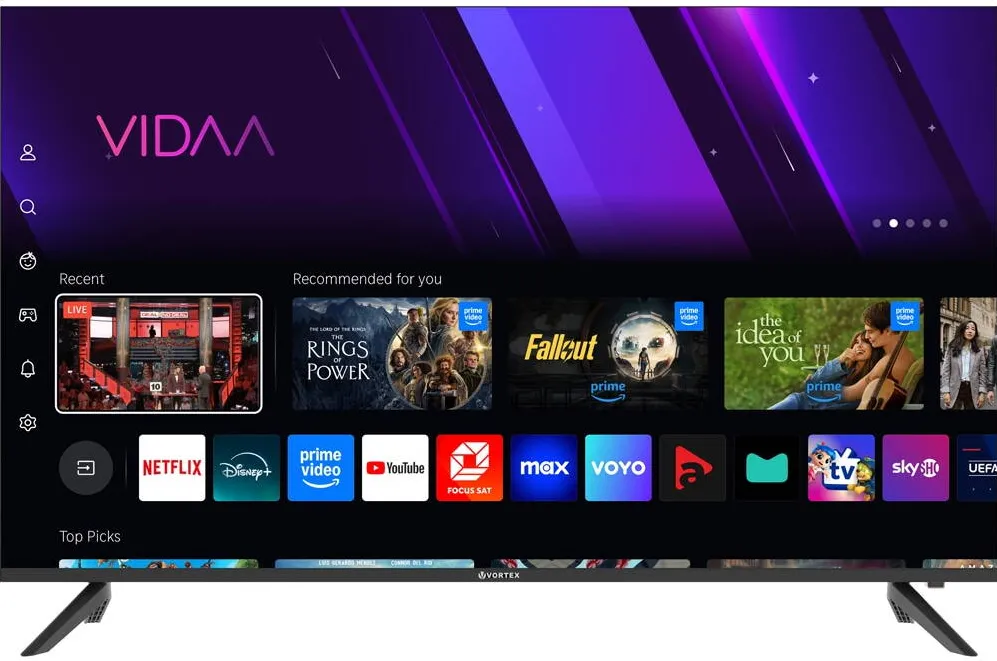 Televizor Vortex LED SMART V50U401VS, ULTRA HD 4K, 123CM