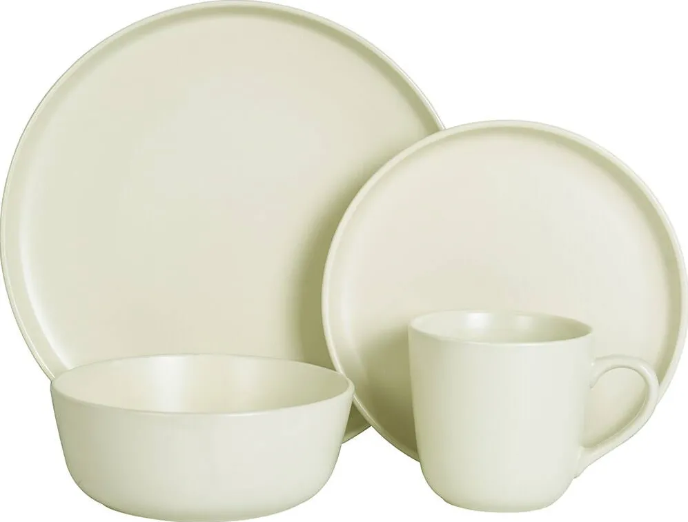 MYRIA Set de masa MYRIA MC4039, 16 piese, ceramica, crem