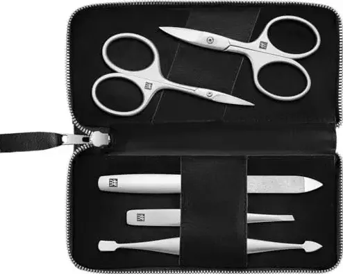ZWILLING Manicure & Pedicure Set 5-Pc with Nail Scissor, Vegan