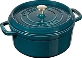 Staub La Cocotte 24cm round La-Mer, Cast Iron