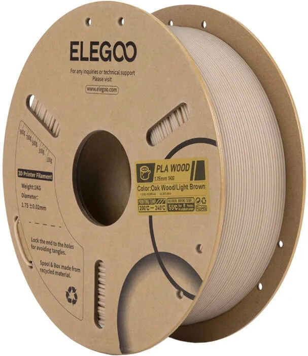 Elegoo ELEGOO PLA Special Filament (Oak Wood/Light Brown)