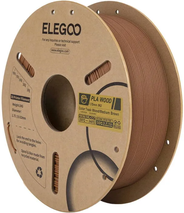 Elegoo ELEGOO PLA Special Filament (Teak Wood/Medium Brown)