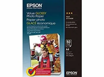 Hartie Foto Epson 036 Glossy, A4, 50 Coli, 183g C13S400036