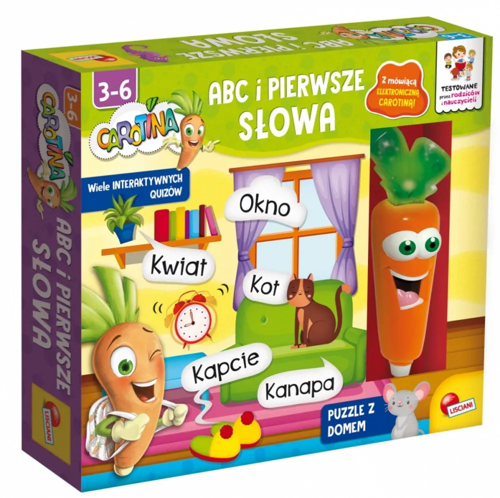 Jucarie Educativa Lisciani Carotina ABC and the first words