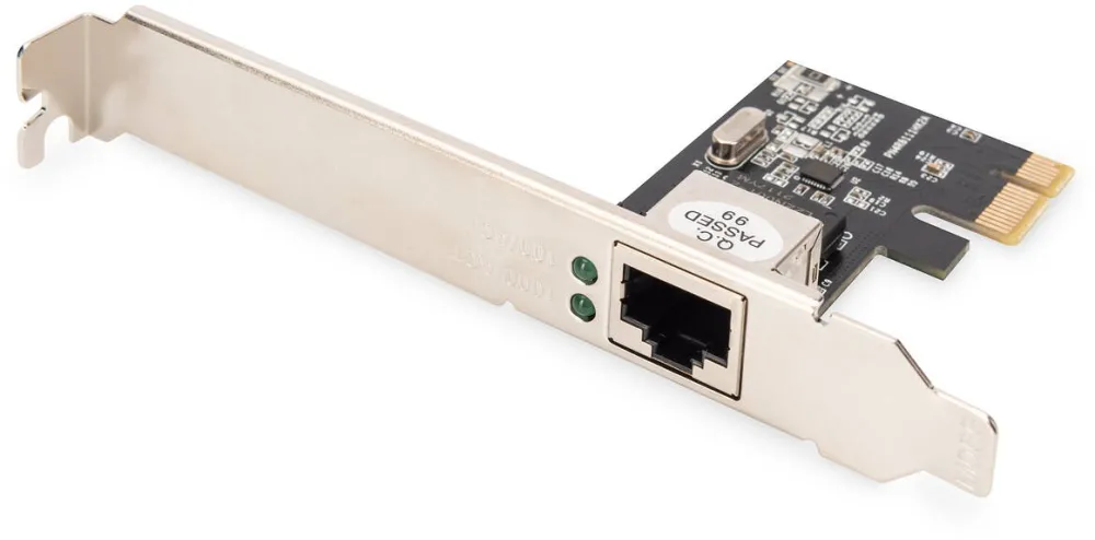 Switch Digitus Gigabit Ethernet PCI Express Card 32-bit, low profile bracket,Realtek RTL8111H