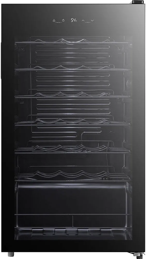 Vortex Racitor de vinuri VWC9SBK03M, 34 STICLE, H 84.5 CM, CLASA G, NEGRU