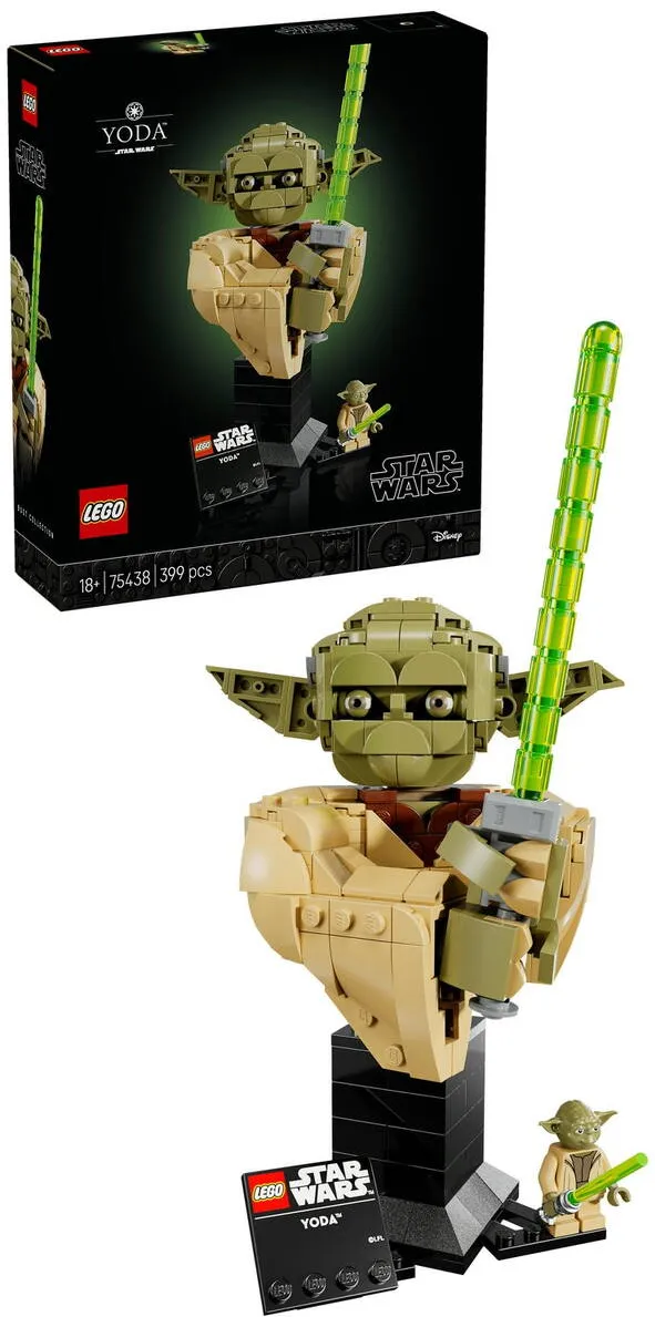 LEGO® Star Wars™ - Bustul lui Yoda™ 75438, 399 piese