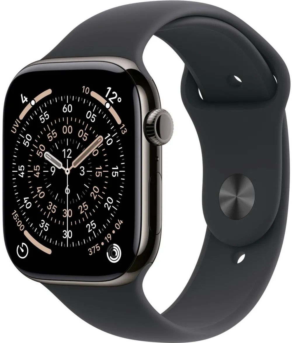 Smartwatch Apple MF8T4MP/A, 11 GPS, Cellular, 42mm, negru, M/L