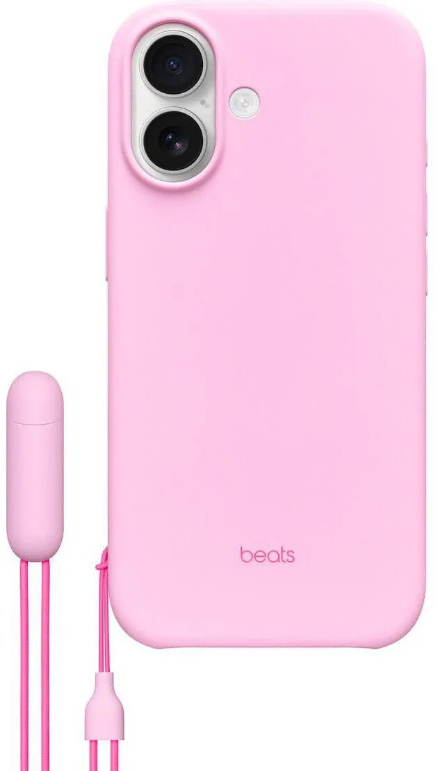 Apple Husa de protectie Beats pentru iPhone 17, Kickstand Case cu MagSafe and Camera Control - Pebble Pink