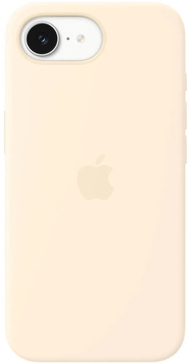 Apple Husa de protectie Apple Silicone Case with MagSafe pentru iPhone 17e, Vanilla