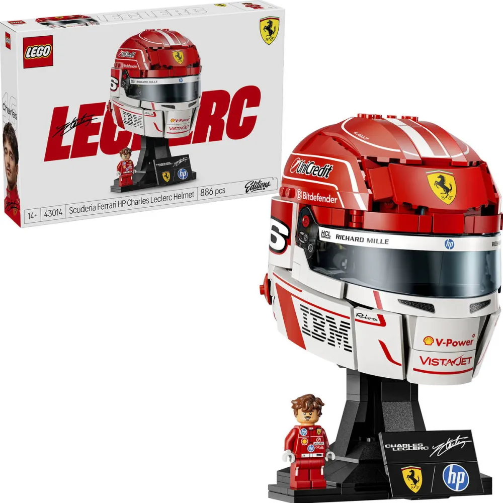 LEGO 43014 Editions Scuderia Ferrari HP Charles Leclerc Helmet