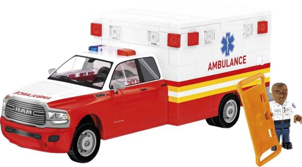 Masina Cobi RAM 3500 Ambulance, construction toy