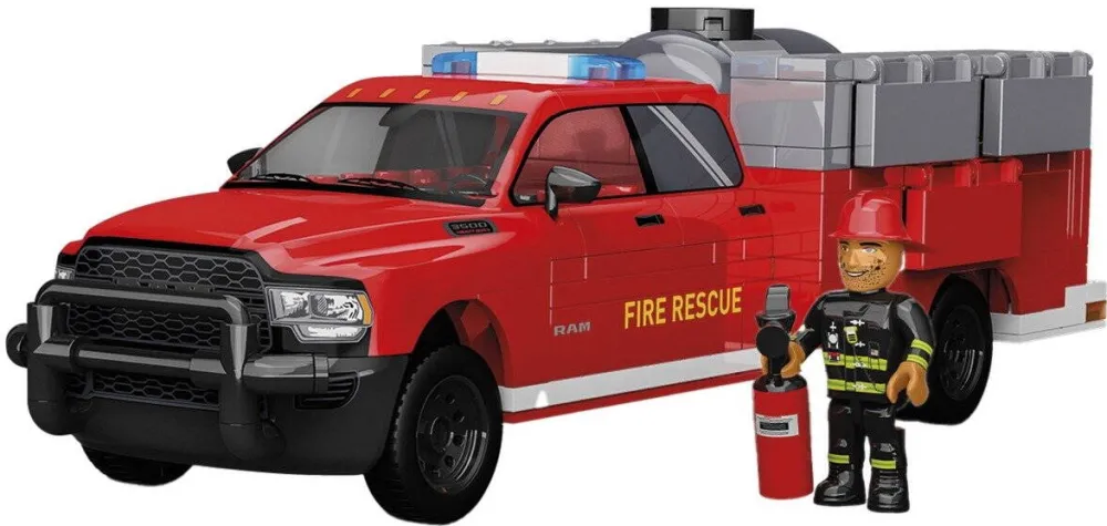 Masina Cobi RAM 3500 Fire Truck, construction toy