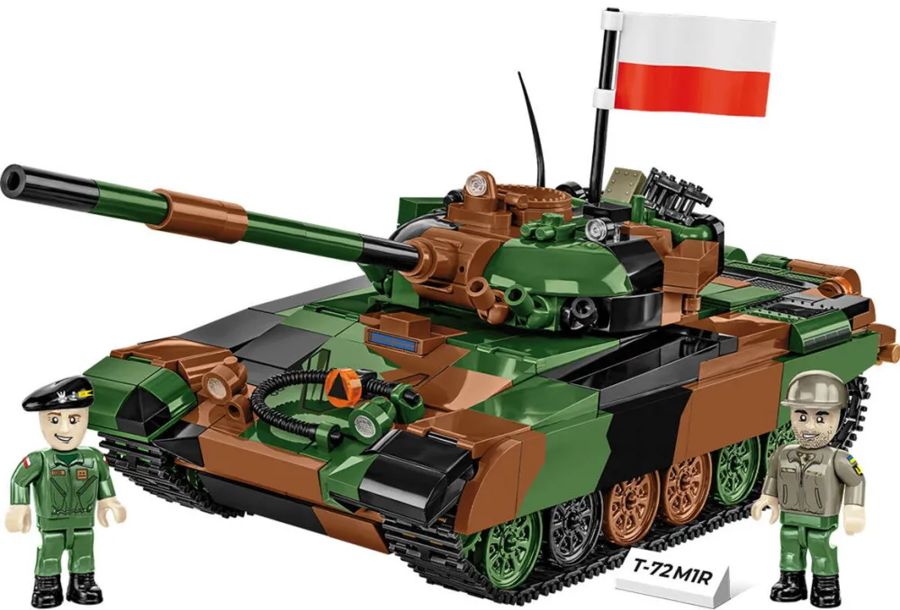 Cobi T-72M1R (PL/UA), construction toy scale 1:35