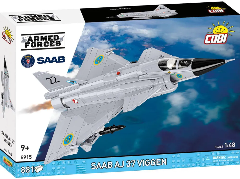 Jucarie creativa Cobi Saab AJ 37 Viggen