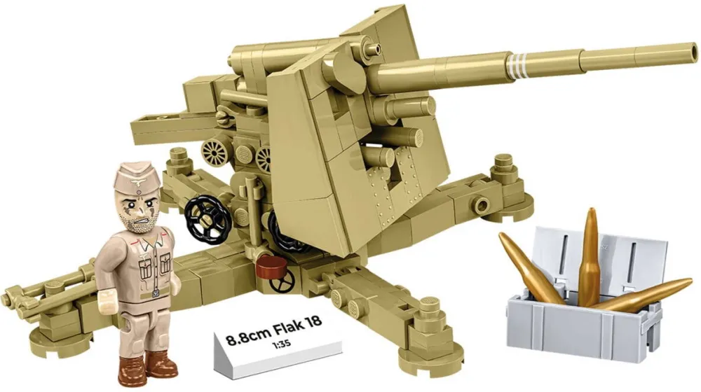 Cobi 8.8 cm Flak 18 Anti-Aircraft Gun Building Block Set