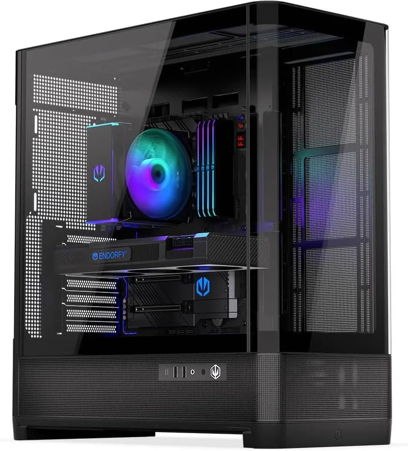 Carcasa PC Endorfy Aquarius 8000 Flex (Negru, panoramic glass)