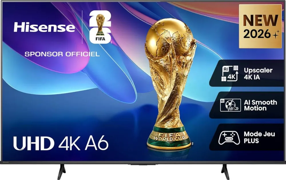 Televizor Hisense 55A6S (139 cm (55 inches), black/dark gray, UltraHD/4K, triple tuner)