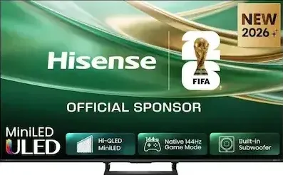 Televizor Hisense ULED 65E8S MiniLED (164 cm (65 inches), black/dark gray, UltraHD/4K, triple tuner, subwoofer, 144Hz panel)