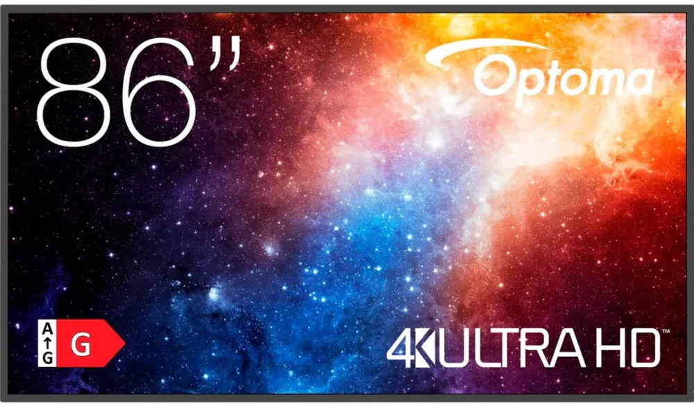 OPTOMA N3861K, Public Display (black, UltraHD/4K, HDMI, MediaPlayer)
