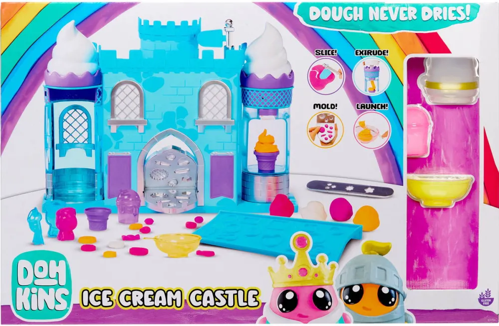 Jucarie creativa Mga Entertainment DohKins Ice Cream Castle, kneading