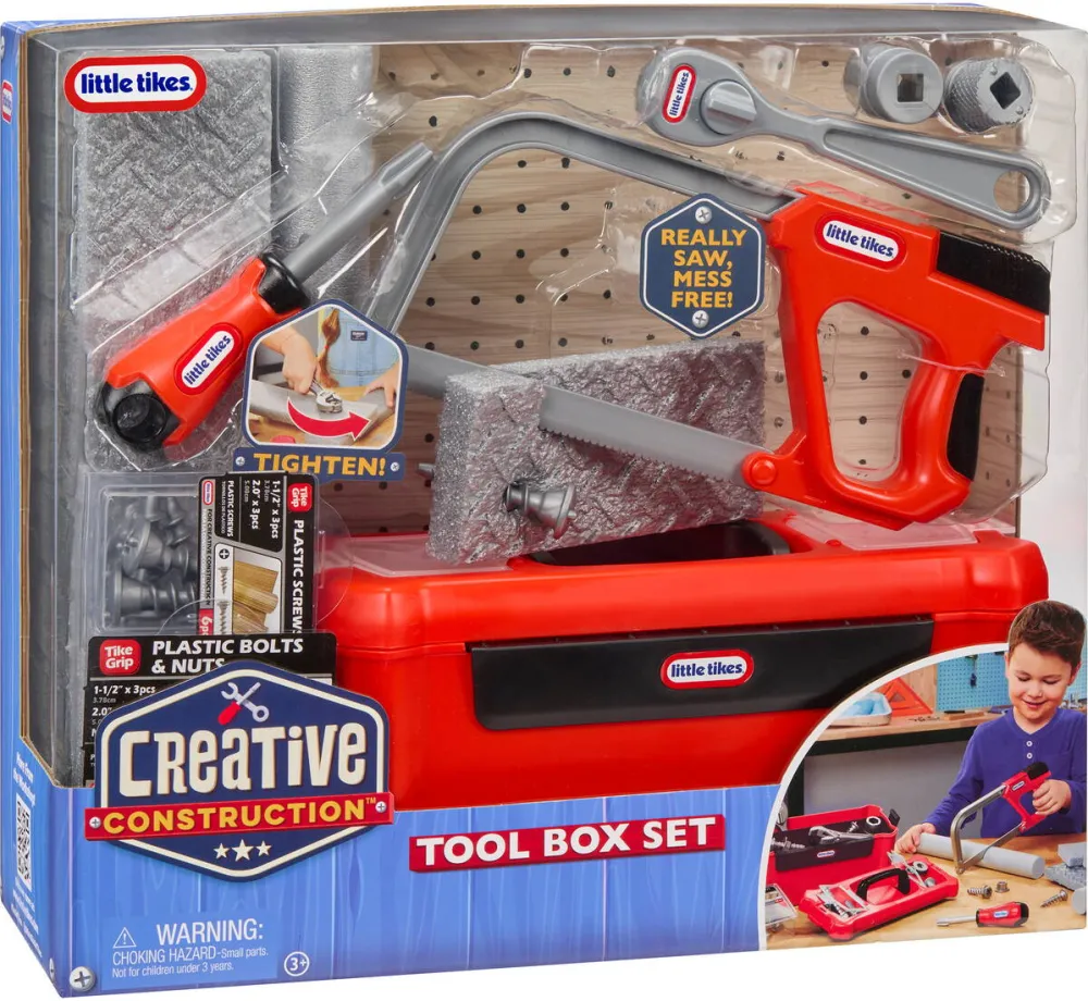 Jucarie creativa Mga Entertainment Little Tikes Creative Construction - Toolbox Set, Children's Tools