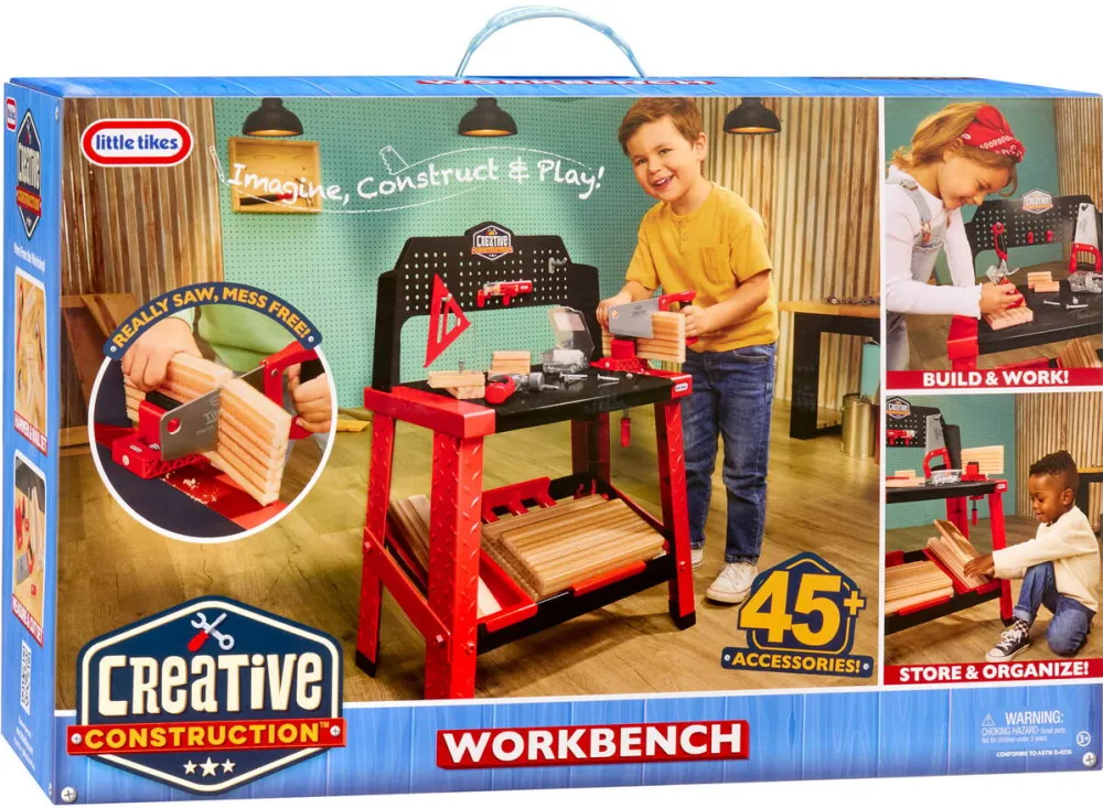 Jucarie creativa Mga Entertainment Little Tikes Creative Construction - workbench, children's tool