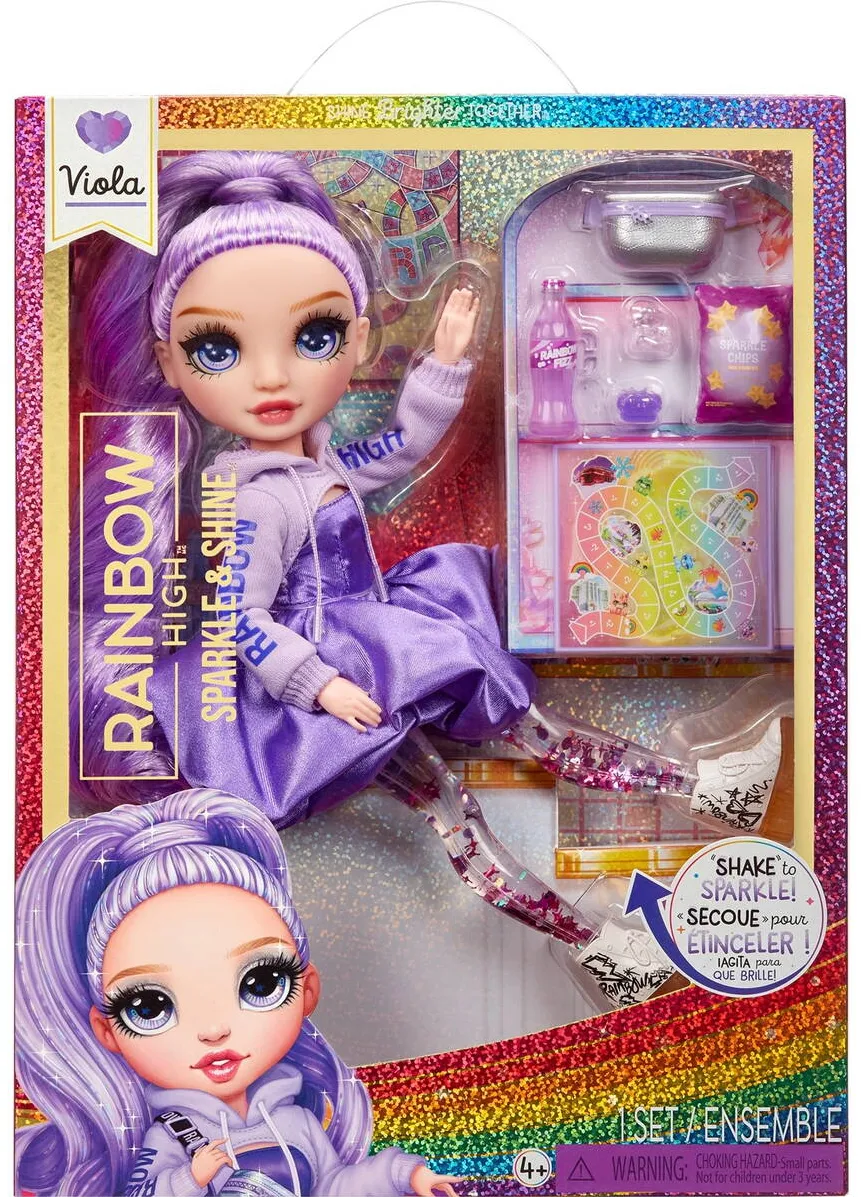 Mga MGA Entertainment Rainbow High Rainbow High Sparkle & Shine Fashion Doll - Viola, Doll