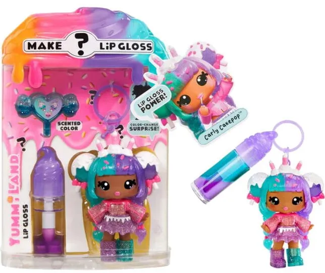 Mga MGA Entertainment Yummiland Lip Gloss Doll: Mystery Color Change - Carly Cakepop