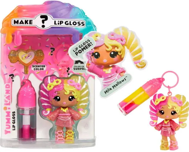 Mga MGA Entertainment Yummiland Lip Gloss Doll: Mystery Color Change - Mila Mallows