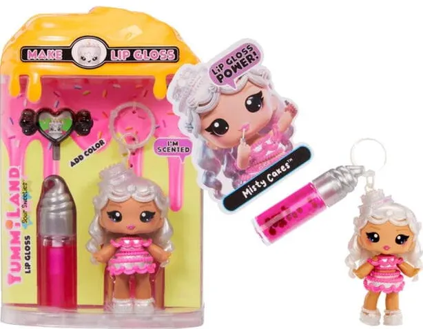 Mga MGA Entertainment Yummiland Lip Gloss Doll Sour Sweeties - Misty Cakes