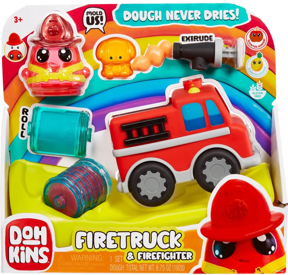 Masina Mga Entertainment DohKins Firetruck & Firefighter