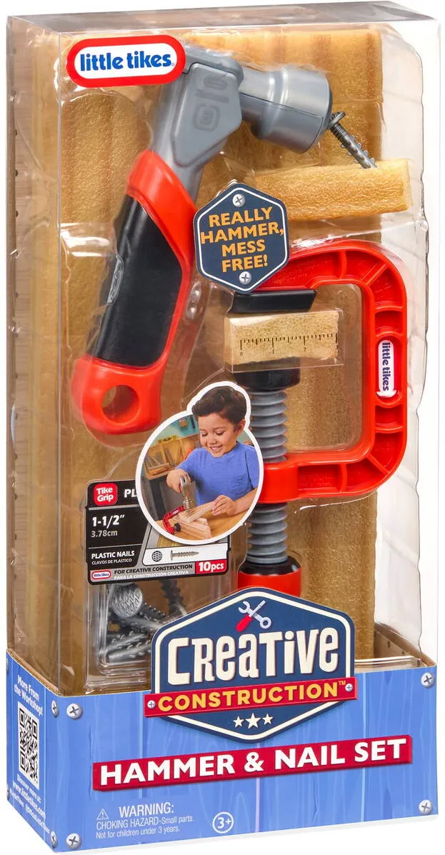Jucarie creativa Mga Entertainment Litte Tikes Creative Construction - Hammer and Nail Set