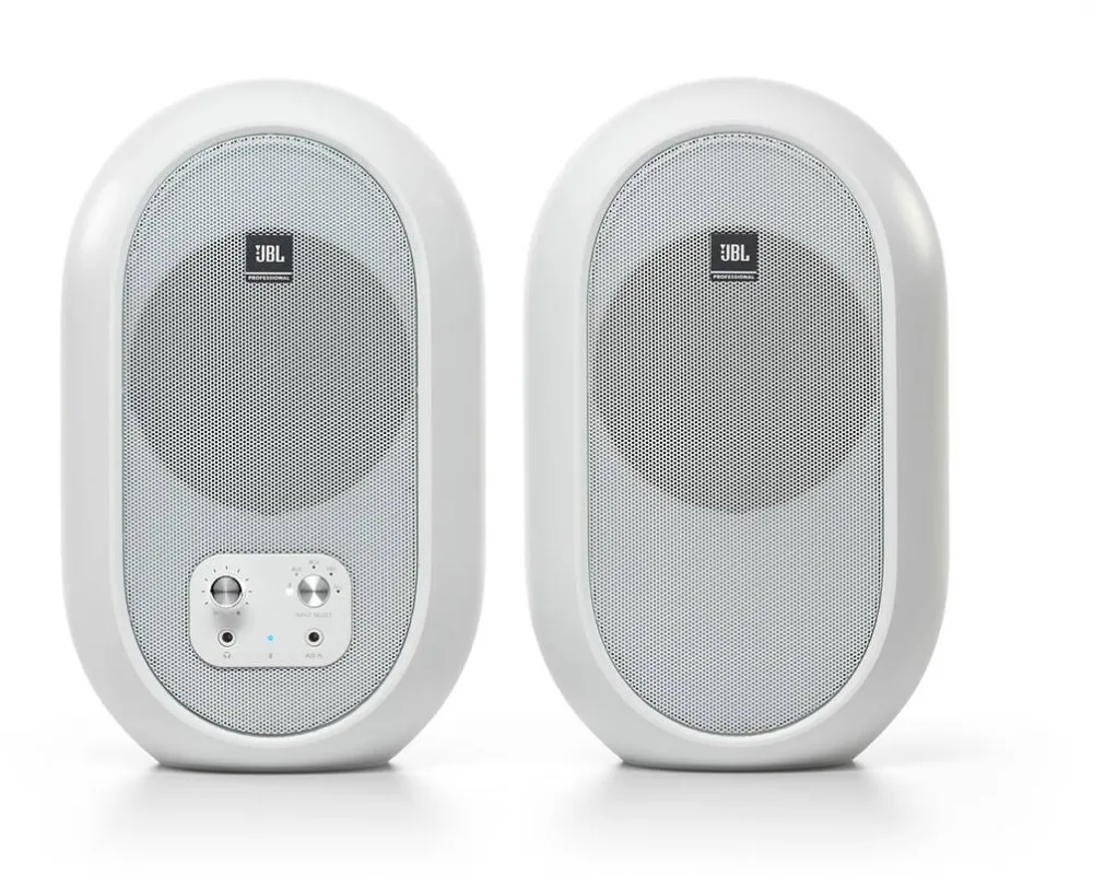 Boxe JBL JBL 104 Set-BT White - coaxial monitors with Bluetooth, white