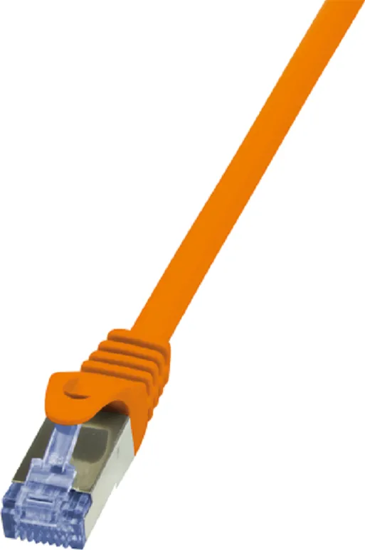 Accesoriu Retea Logilink -Patch Cablu Cat.6 S/FTP PIMF PrimeLine 1m portocaliu