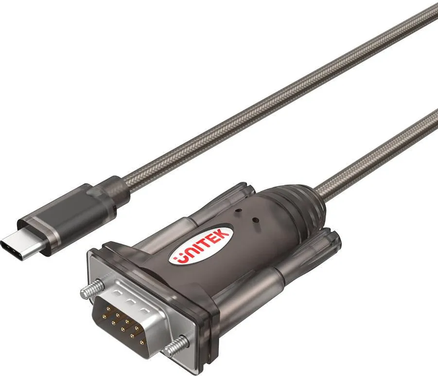 Adaptor Unitek Y-1105K serial cable Black 1.5 m DB-9
