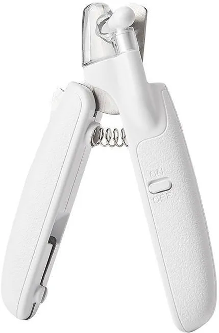 PETKIT Unghiera cu pila Nail Clippers pentru animale, LED, Alb