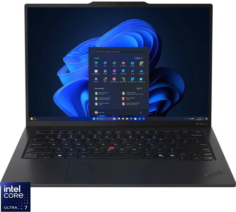 Laptop Lenovo 14'' ThinkPad X1 Carbon Gen 13, WUXGA IPS Touch, Procesor Intel Core Ultra 7 258V (12M Cache, up to 4.80 GHz), 32GB LPDDR5X, 2TB SSD, Intel Arc 140V, 5G, Win 11 Pro, Black, Paint