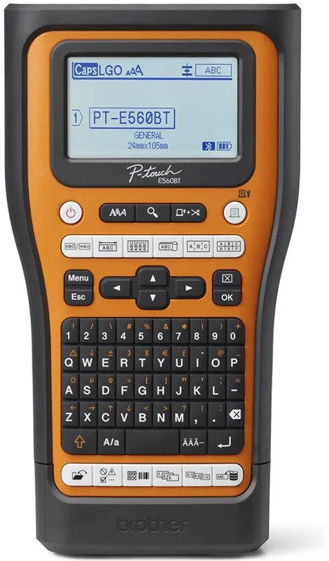 Imprimanta termica Brother PT-E560BTSP Electrician Labelling Kit, integrated Bluetooth and automatic cutter (Up to 24 mm)