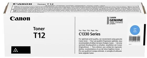 Toner imprimanta Canon Toner Canon CRG-T12 cyan, 5.3k pagini, pentru Color imageCLASS X LBP1333C i-SENSYS X C1333i imageCLASS X C1333iF