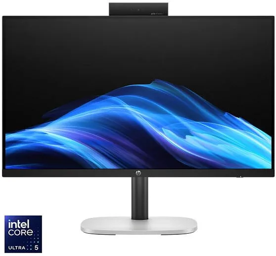 Sistem desktop HP Sistem All-in-One HP ProStudio 4 G1i AI PC cu procesor Intel® Core™ Ultra 5 225T 4.9GHz, 23.8", Full HD, IPS, 16GB DDR5, 512GB SSD, Intel® Graphics, Windows 11 Pro, Black